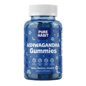 Ashwagandha Gummies by Purehabit for stress relief and mood balance