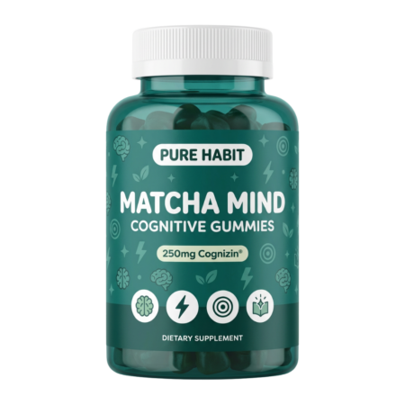 Purehabit Match Mind Cognitive Gummies for focus, memory, and brain support