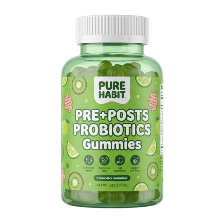 Purehabit Pre and Post Probiotic Gummies for gut health and digestion support